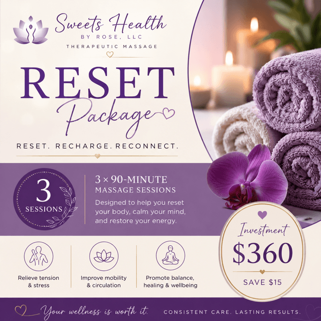 F.O.C.U.S. Reset Package at Sweets Health By Rose LLC in Fort Worth, TX